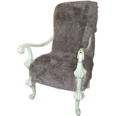 Whimsical Furry Oversized Arm Chair