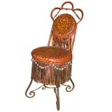 Vintage Exceptional  French Bugatti Style Chair