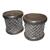 Pair of African Stools