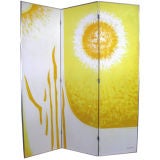 Used 3 Panel Painted Screen by Tom Hayward