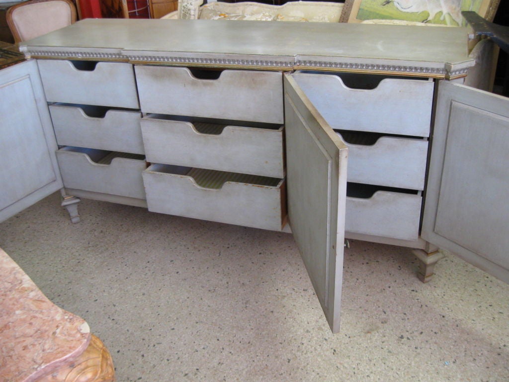 Elegant Painted French Sideboard/Cabinet 5