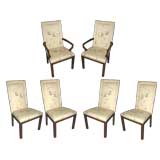 Set of 6 High Style Baker Dining Chairs