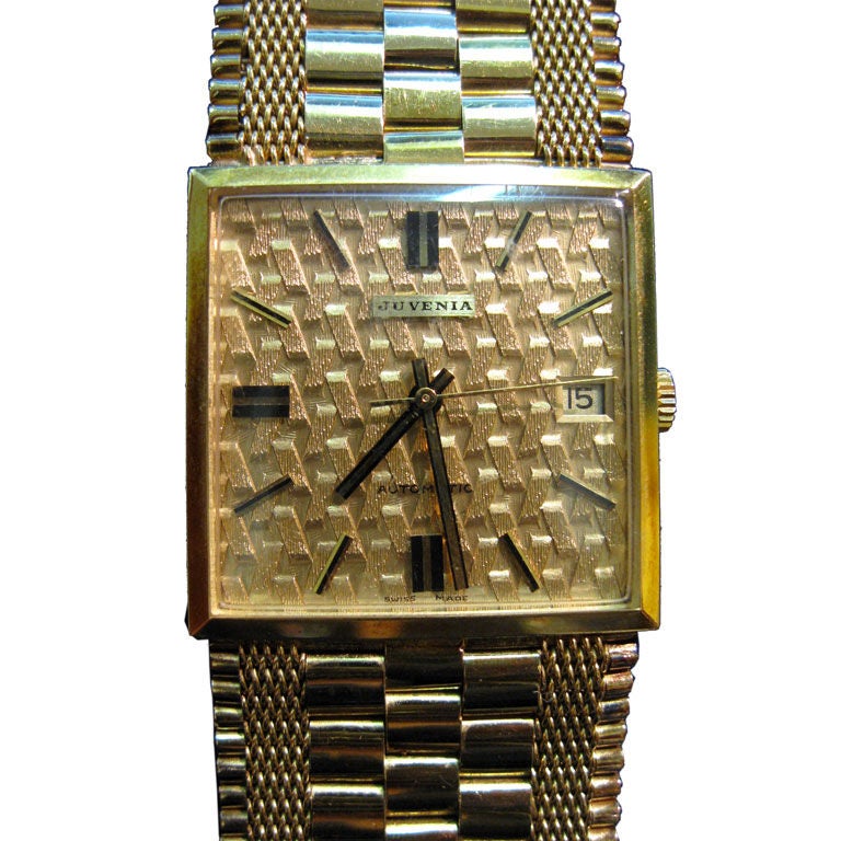 18K Gold Juvenia Macho Model  Automatic Watch