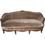 Exceptional late 19thC Sofa Walnut/Down/Mohair