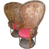 Large set of 2  Fanback Chairs