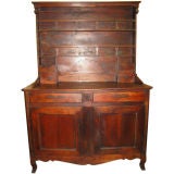 Early 19th Century French 2pc Fruit Wood Buffet