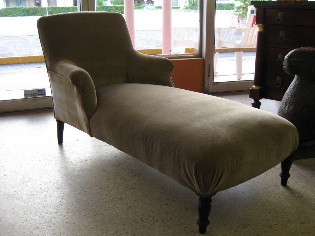 French 19thC Chaise Longue 2