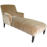 French 19thC Chaise Longue