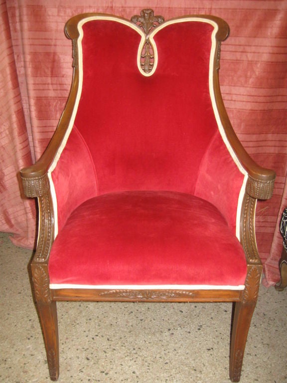 Pair of of Rope /Tassel / Plume Bergeres/Armchairs 2