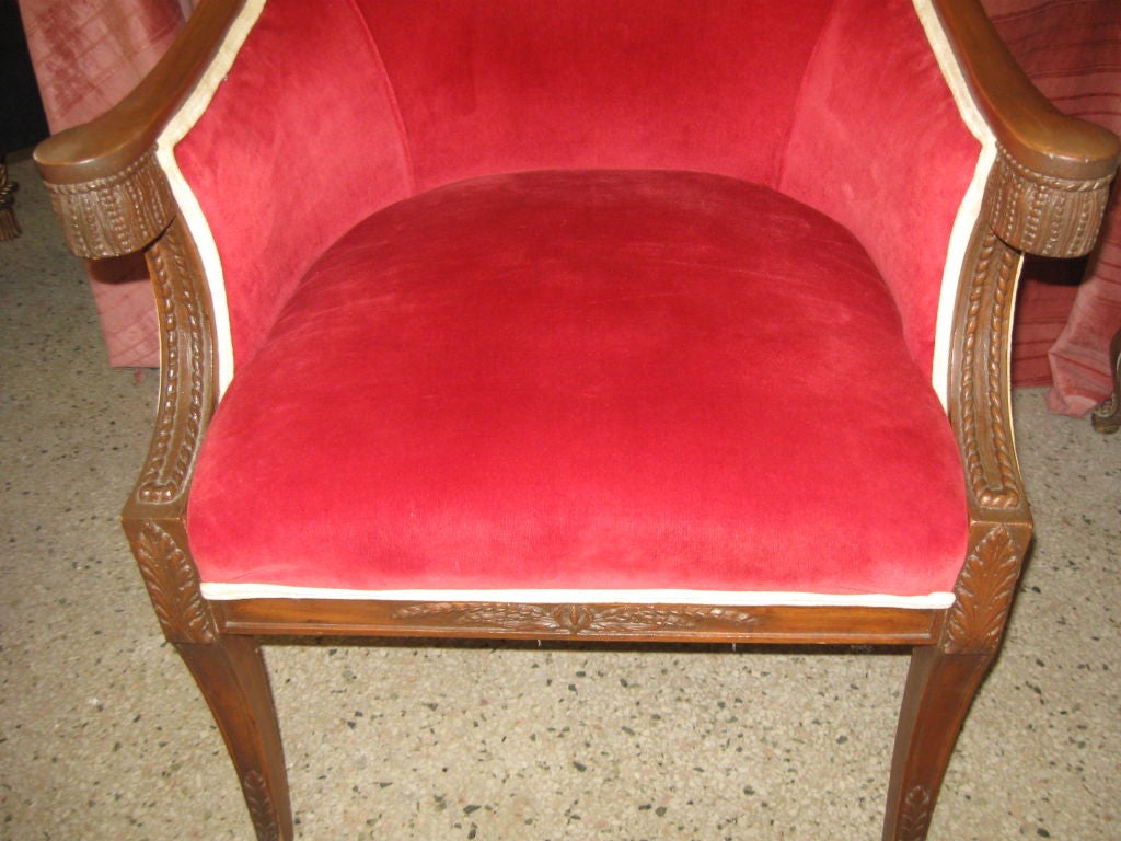 Pair of of Rope /Tassel / Plume Bergeres/Armchairs 1