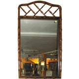 Faux Bamboo Mirror, Faux Tortoise Shell Finish