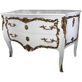 PAIR of Lacquered LXV Style Commodes/Bureaus