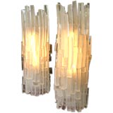 Lucite Iceberg Lamps