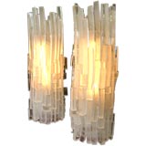 Lucite Iceberg Lamps