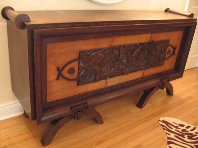 Superb French Sideboard / Credenza by Charles DUDOUYT 2