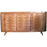 Vintage Fabulous French 40's Parqueterie Sideboard/Credenza/Bar