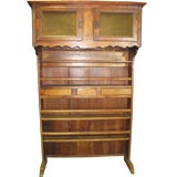 Rare 19thC French Provincial Faux Pallier/ Cupboard