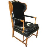 Elegant Mid Century Wingback/Librairy Chair