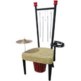 Vintage Sculptural Musical Chair