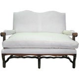 Beautiful 1890's French "OS de Mouton" Loveseat