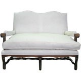 Beautiful 1890's French "OS de Mouton" Loveseat