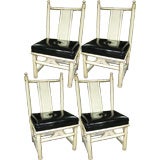 Exceptional Set of 4 60's chairs