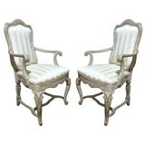 Elegant Pair of Italian/Venitian Armchairs