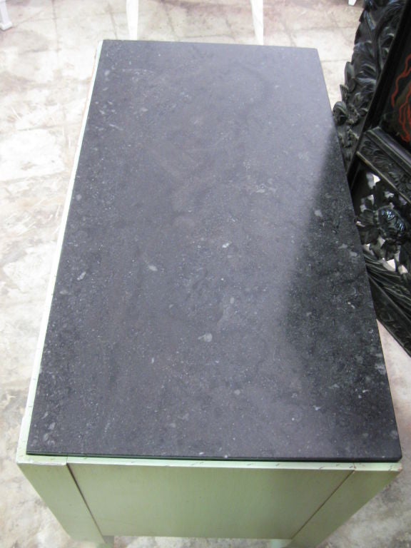Superb pair of Sweedish Inspired Marble Top Side Tables