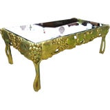 Exceptional Carved Wood Italian Coffee Tables