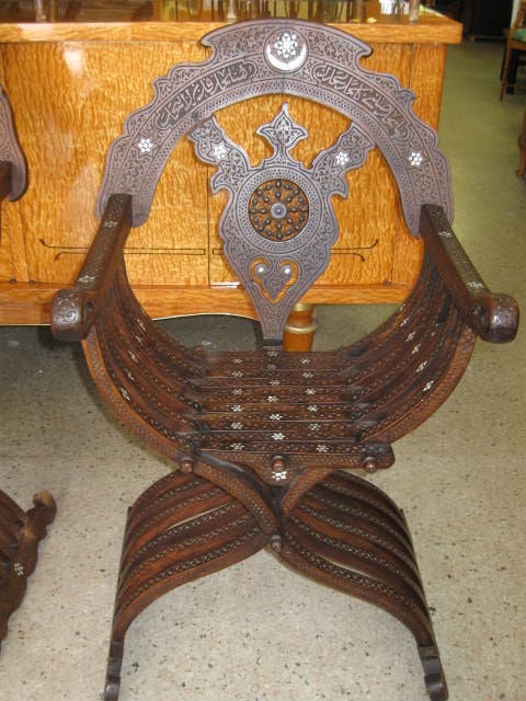 20th Century 1920's Morrocan Wedding Chairs
