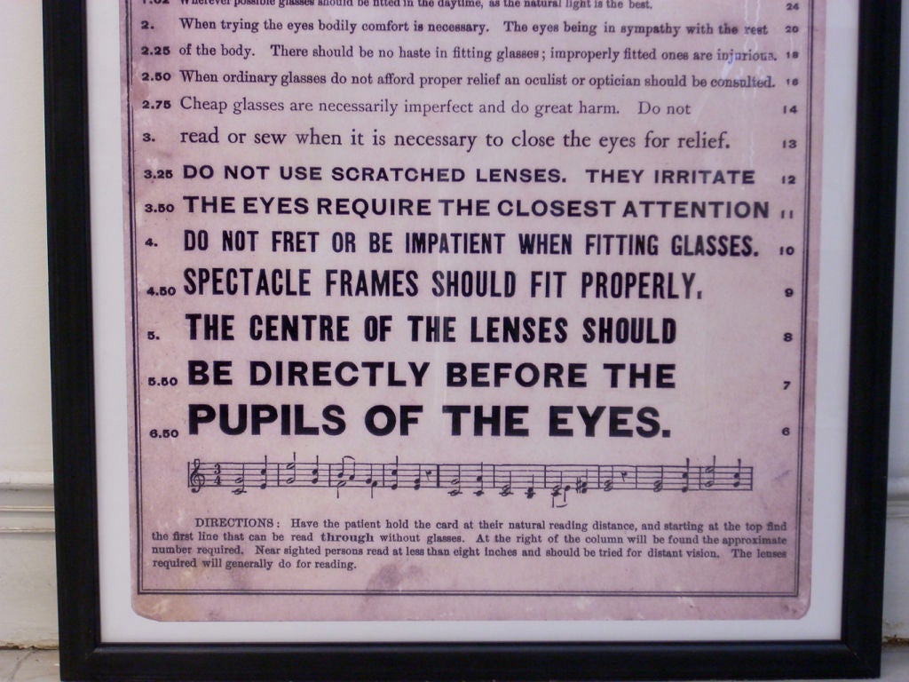 American Optical Advertisement For Sale