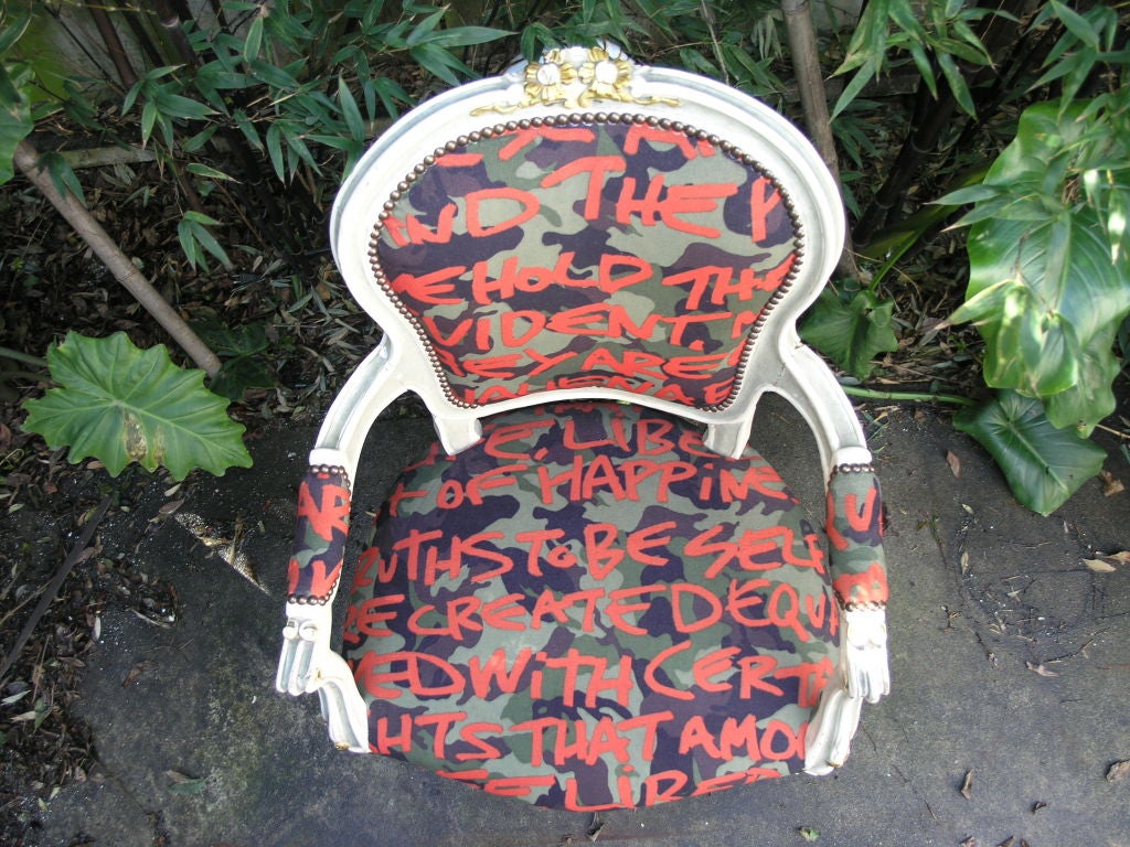 Louis the Fifteenth 'The Declaration of Independence' Chair For Sale 1