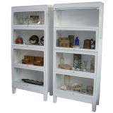 Used White Metal Lawyer's Bookcase