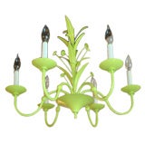 Vintage Painted   Sprightly Sprouts Chandelier