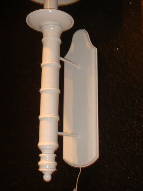 Pair of Tall Old Palm Beach Sconces