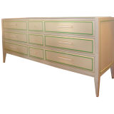 Mid Century Green Border Dresser Mid Century Green Border Dresser