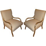 Pair of Mid Century Rockefeller #4 Chairs