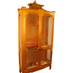 Decorative Gold Pagoda Cabinet