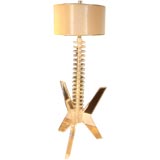 Standing Lucite Lamp