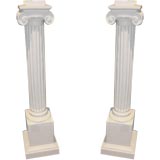 Pair of  Decorative Ionic Columns