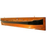 A  shipbuilders model of a packet ship over 7ft long