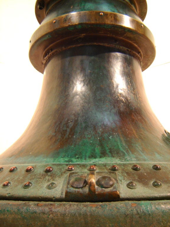 A Whiskey Still copper head  dining table