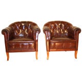 A Pair of period original 1920
s club chairs Antique A Pair of period original 1920
s club chairs