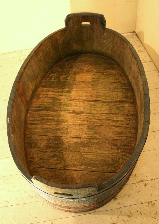 19th Century A huge English salting barrel c1850 For Sale