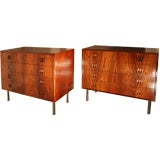 A pair of 1960
s Danish rosewood chests