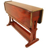 A mahogany ship's saloon table c1870
