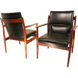 A set of 6 rosewood chairs by Arne Vodder c1950