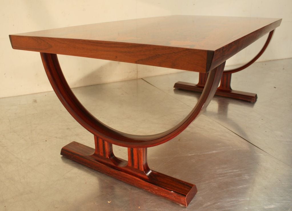 A Danish rosewood coffee table