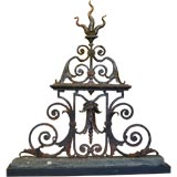 Beautifully Mounted 19th Century Gate Fragment