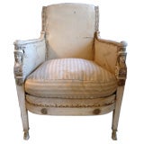French Empire Chair With Egyptian Revival Motif